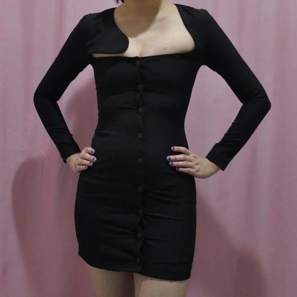 Mara Dress in Black (XS) by Tyler McGillivary - Picture 1 of 5